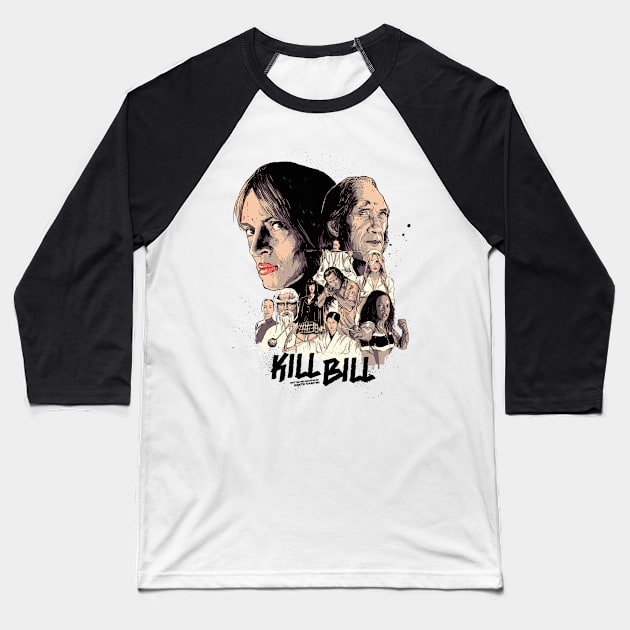 Kill Bill Baseball T-Shirt by rjartworks